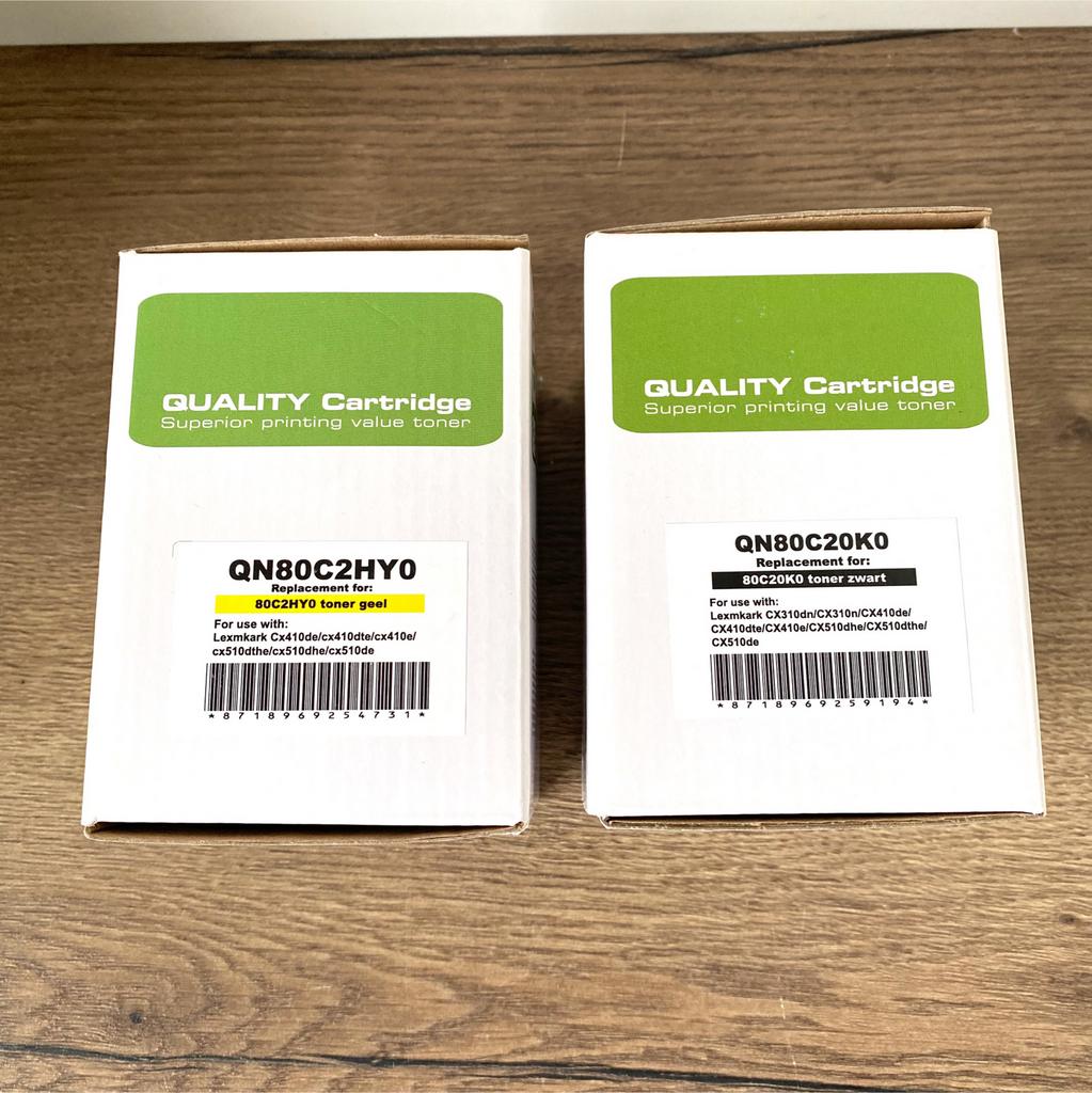 Quality Cartridge Toner - QN80C2HY0 & QN80C20K0, Computers en Software, Printerbenodigdheden, Nieuw, Toner, Ophalen of Verzenden
