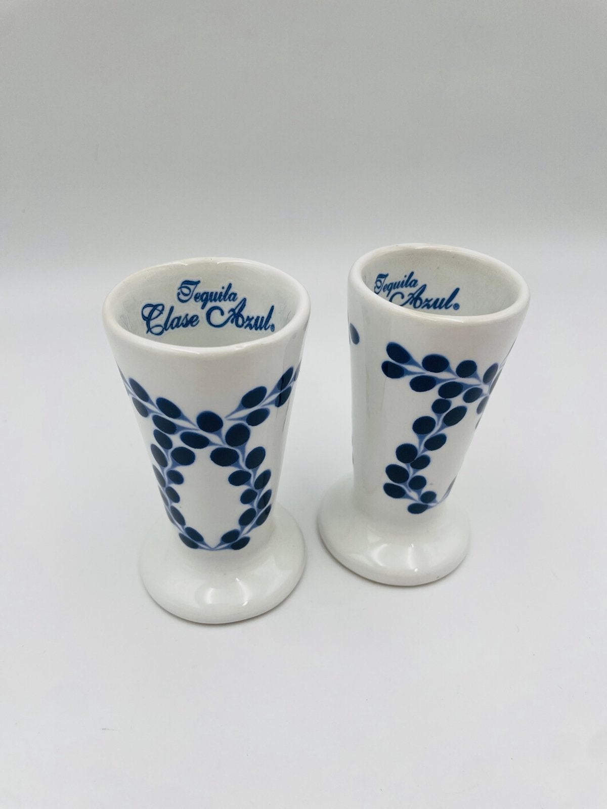 Clase Azul Tequila Sniffer Glazen - Set van 2, Huis en Inrichting, Glas of Glazen, Overige merken, Keramiek, Ophalen of Verzenden