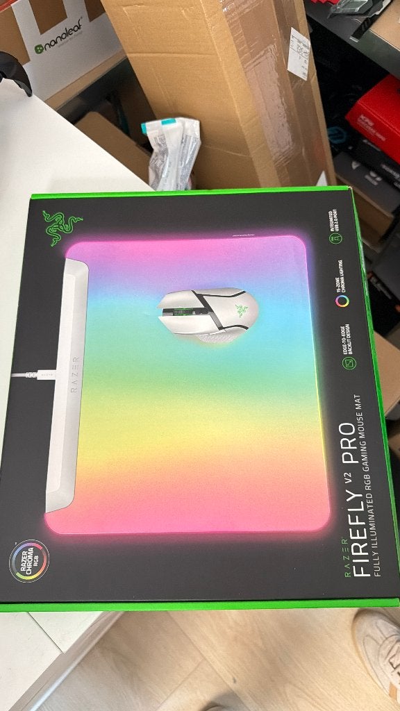 Razer Firefly V2 Pro Muismat, Ophalen of Verzenden, Gaming muismat, Zo goed als nieuw, Razer