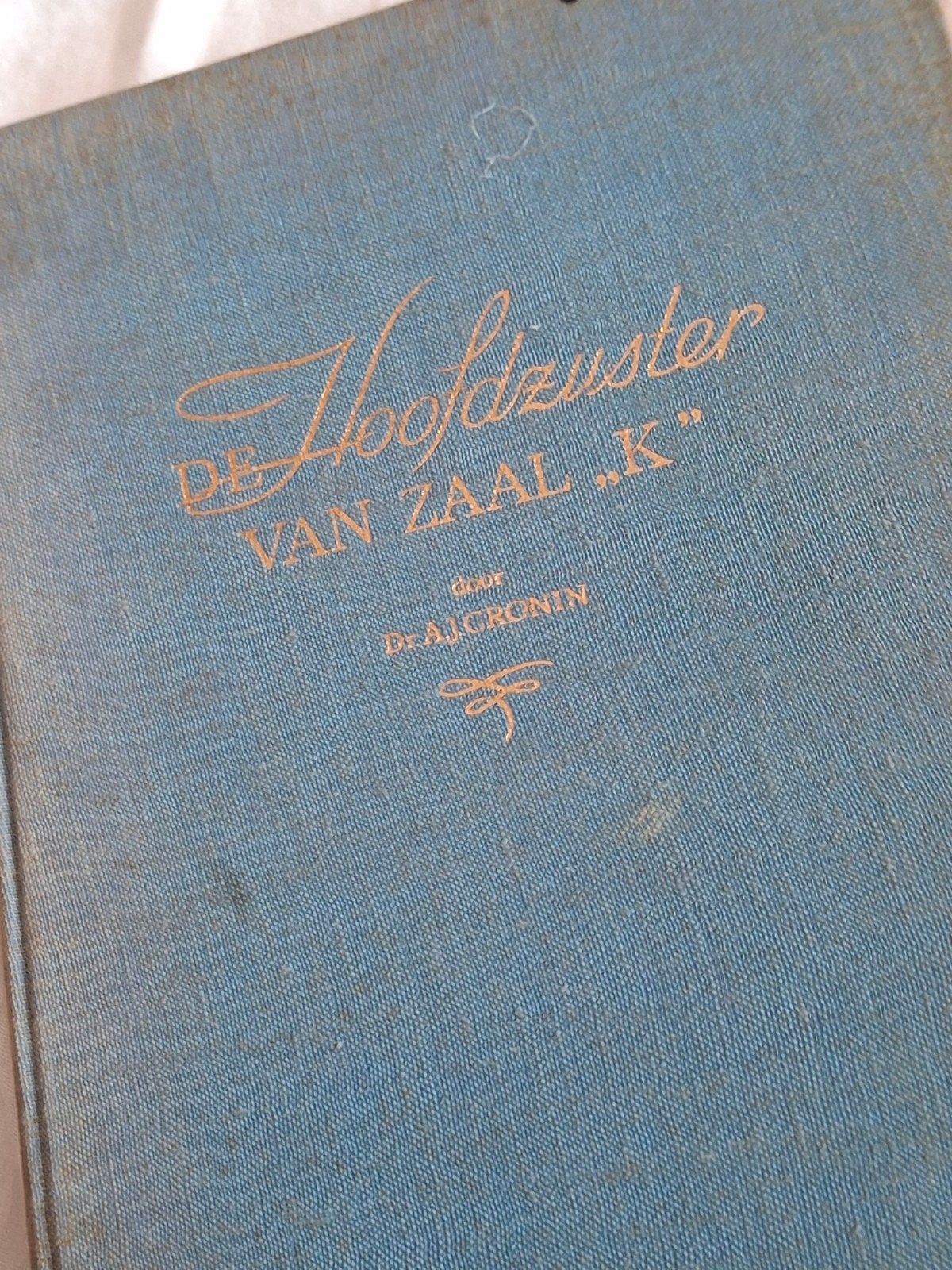 Vintage. De Hoofdzuster van Zaal "K" - Dr. A.J. Cronin, Boeken, Ophalen of Verzenden, Gelezen, Dr. A.J. Cronin