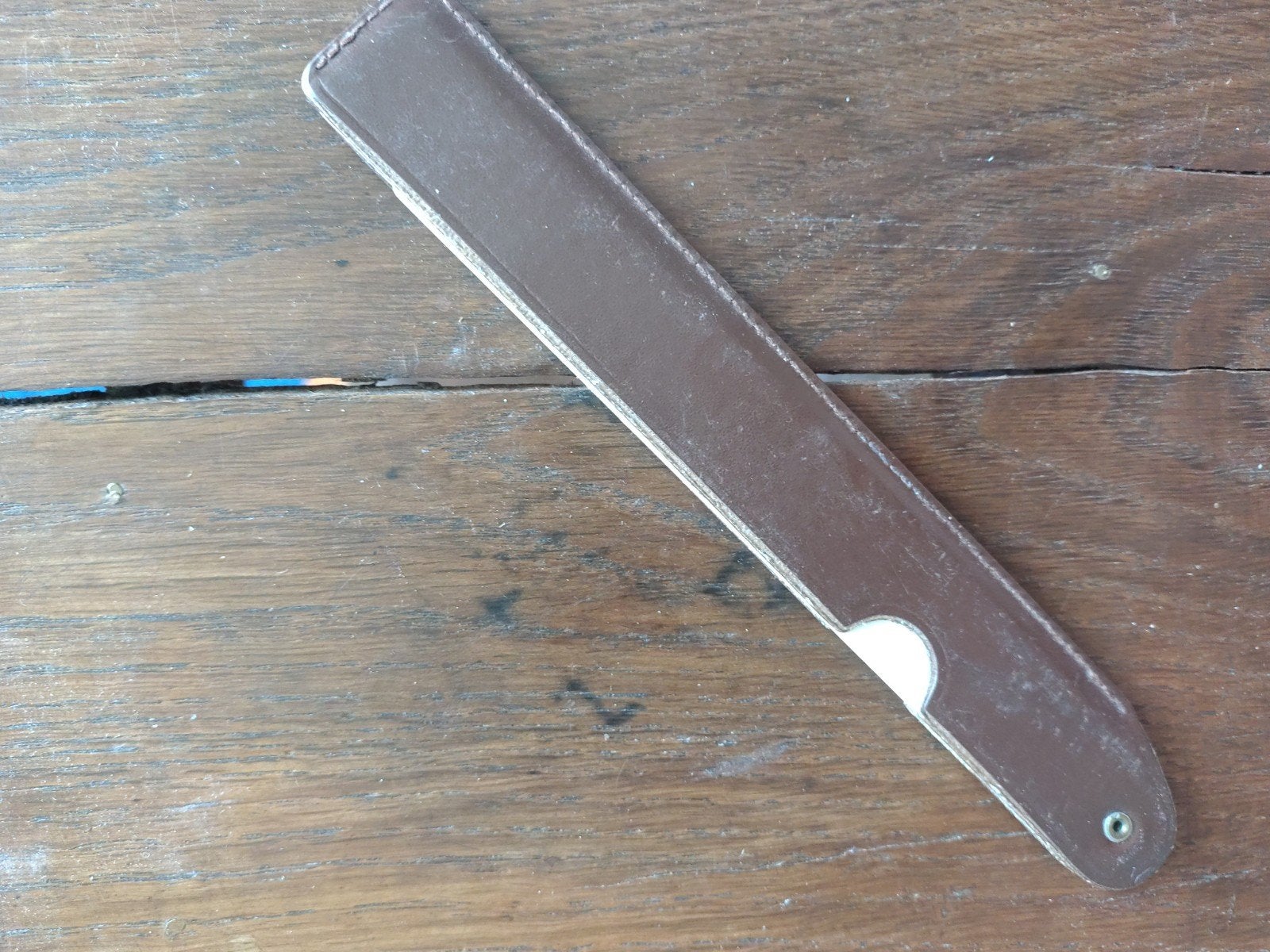 Vintage Aristo 1323 schaalstok in leren etui, Ophalen of Verzenden