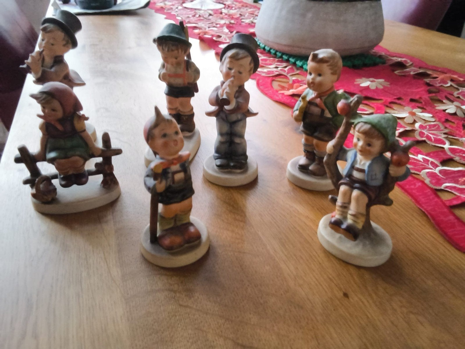 set van 7 originele Goebel hummels, Ophalen of Verzenden, Zo goed als nieuw, Hummel