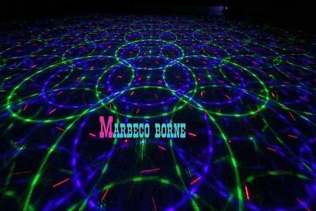 Laser effect Bianca Double Laser 300mW RB Gobo DMX IRC, Geluidgestuurd, Nieuw, Laser, Info@marbeco.nl