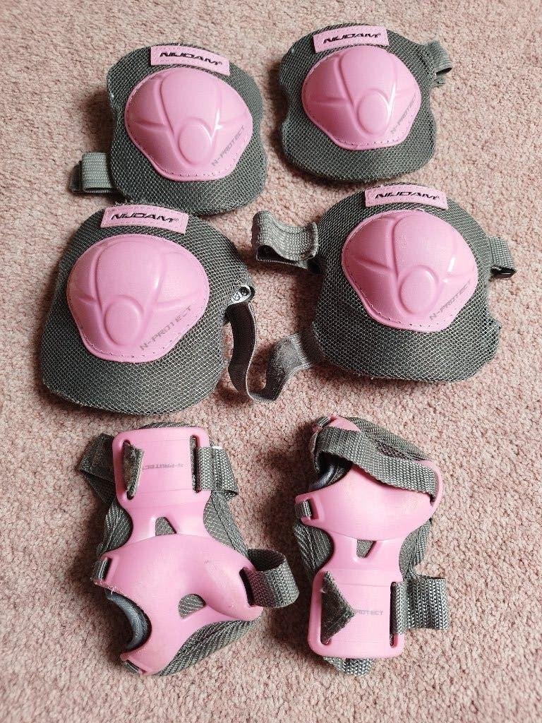 Nijdam beschermset roze, Overige merken, Gebruikt, Kinderen, Ophalen of Verzenden