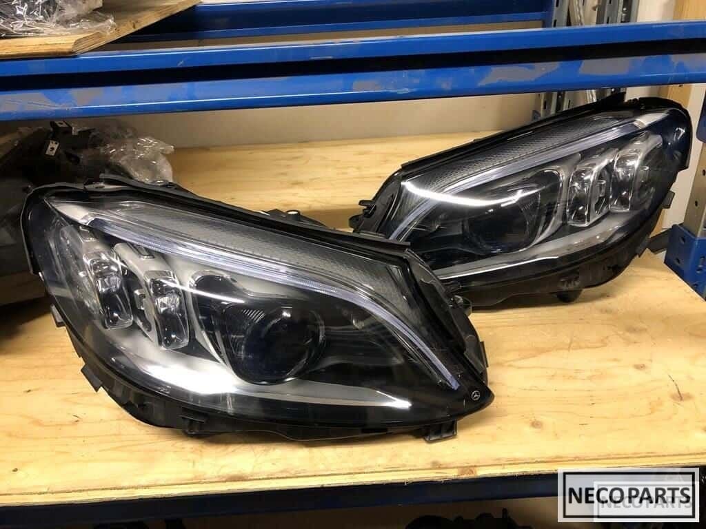 C klasse facelift w205 led vol led koplamp multibeam 2018/2, Auto-onderdelen, Verlichting, -, -, -