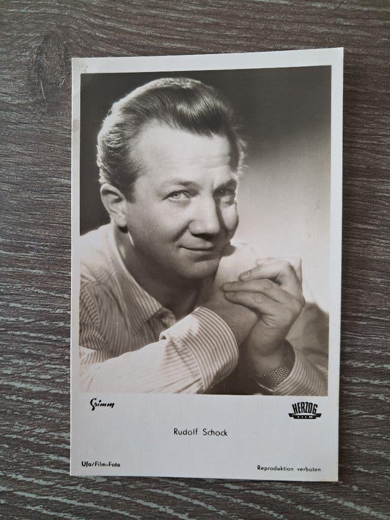 ansichtkaart filmsterren Rudolf Schock, Verzenden, 1960 tot 1980, Ongelopen, Sterren en Beroemdheden