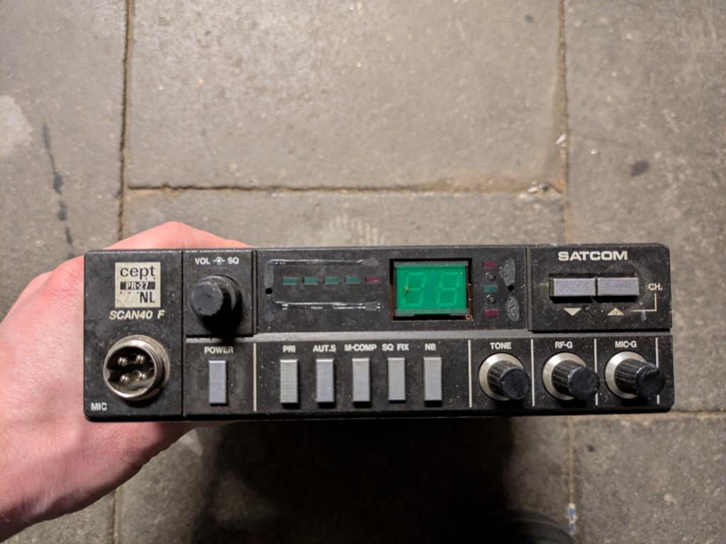 Satcom Scan 40 F MC Vintage, Ophalen of Verzenden