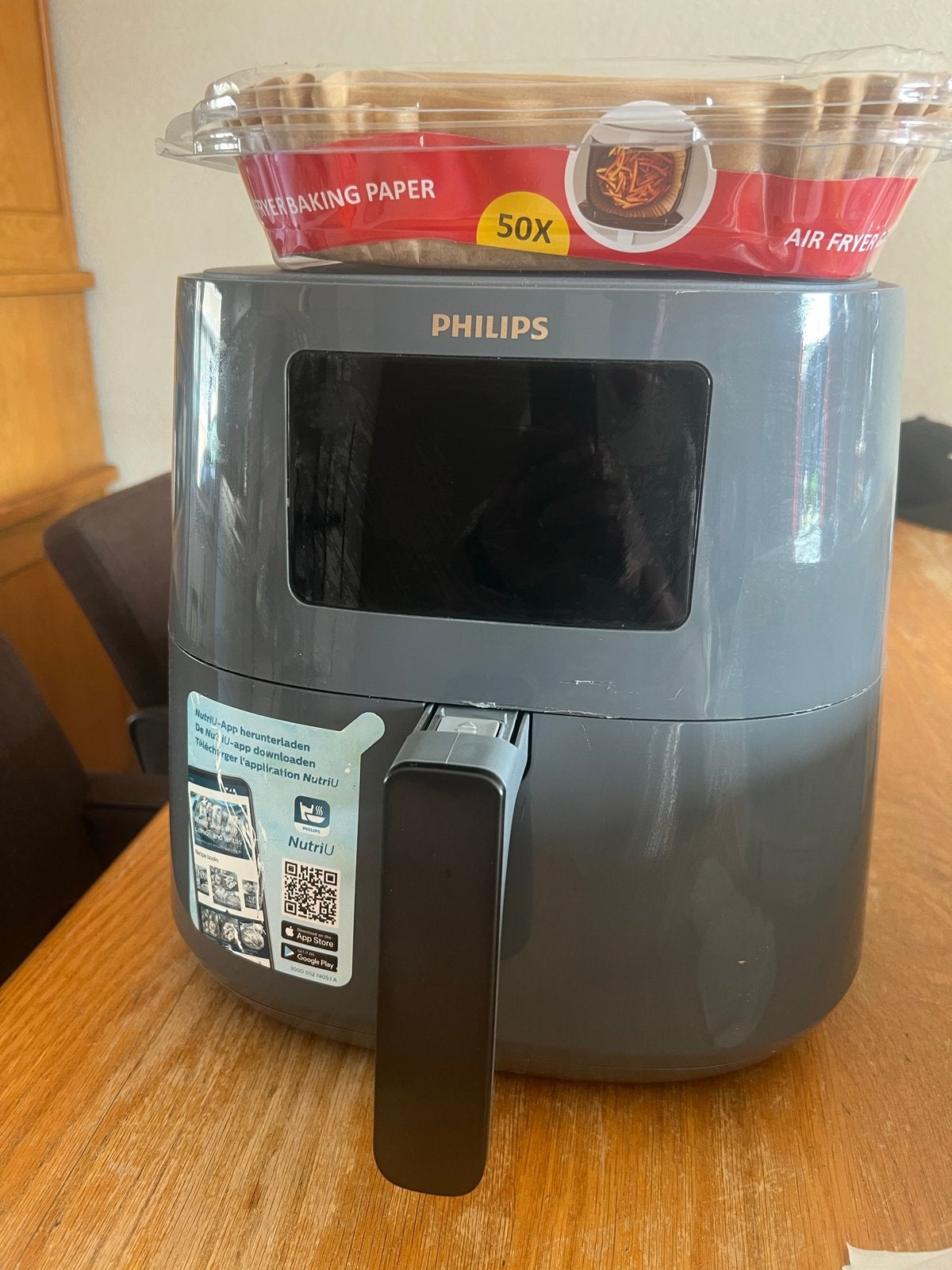 Philips Airfryer - gebruikt, Ophalen, Minder dan 45 cm, Gebruikt, Hete lucht