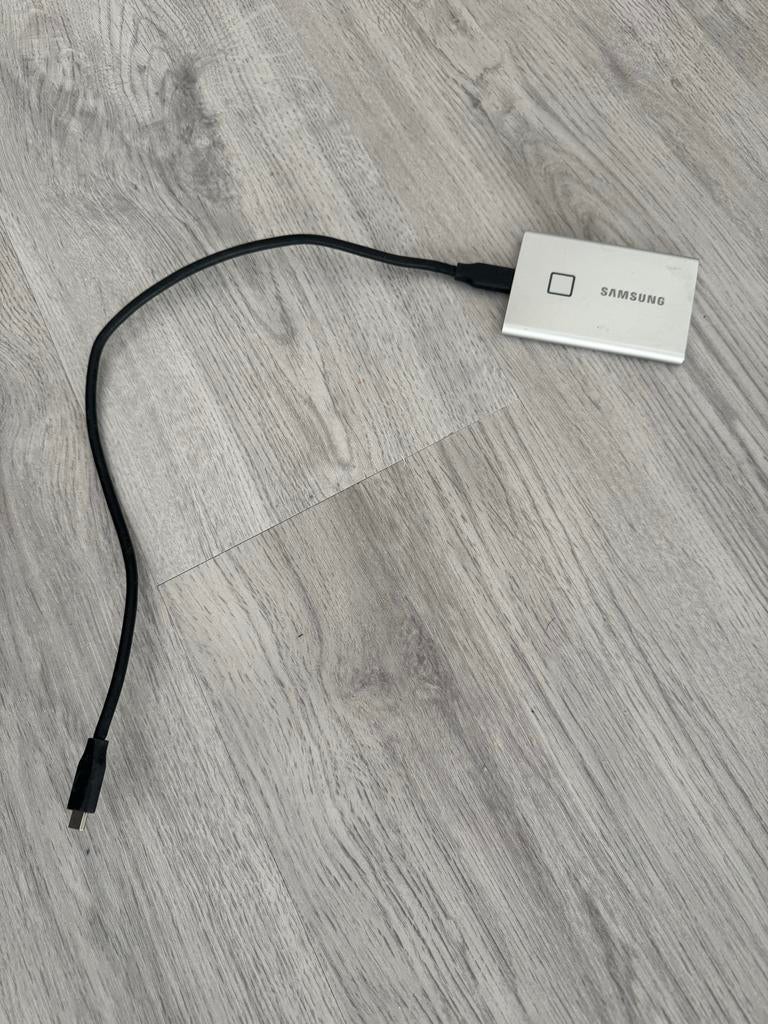 Samsung Externe SSD - T7 touch 1TB, Computers en Software, Harde schijven, Gebruikt, Server, SSD, Ophalen of Verzenden