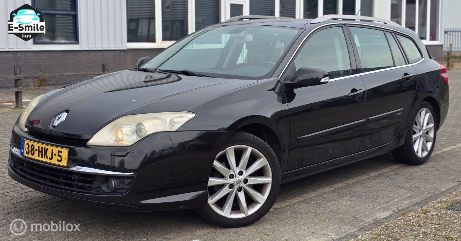 Renault Laguna Estate 2.0 16V Dynamique/Airco/Cruise/APK!, Laguna, Gebruikt, 4 cilinders, Zwart