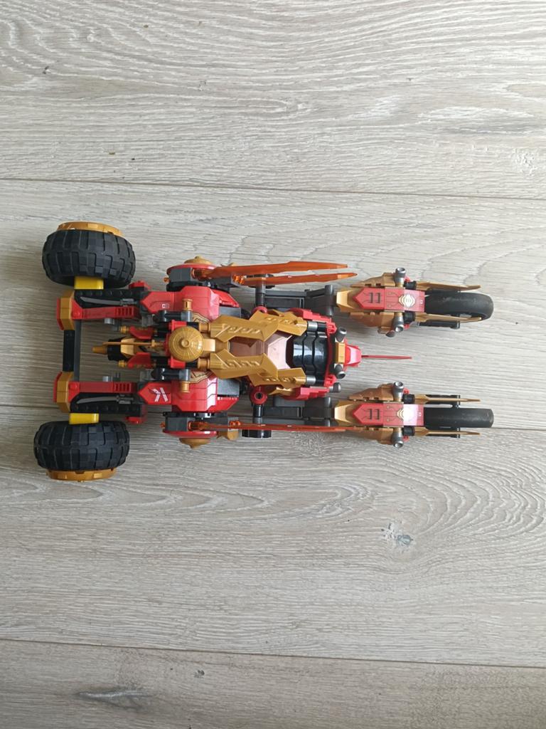 LEGO Ninjago 71773 Kai's Golden Dragon Raider, Lego, Ophalen of Verzenden, Zo goed als nieuw, Compleet