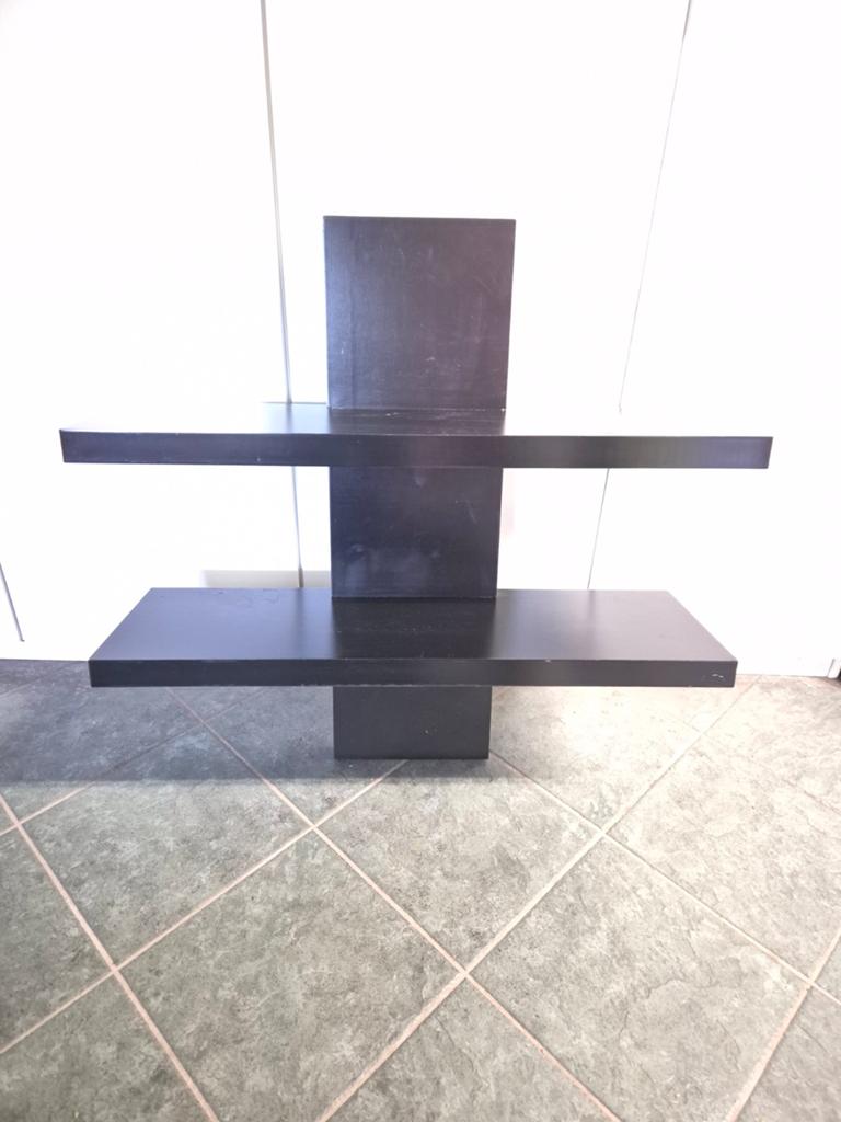 Zwart wandrek met 2 planken, Ophalen, Gebruikt