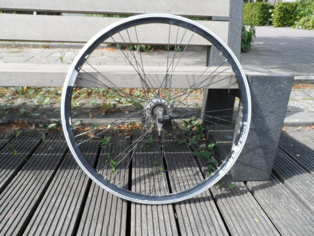 fiets achterwiel 28 inch, Gebruikt, Elektrische fiets, Shimano nexus 3 versnellingen, Aluminium