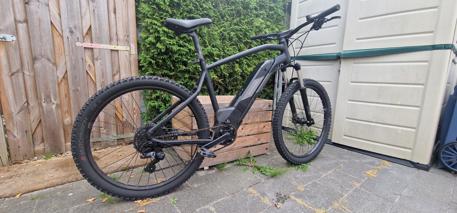 Elektrische MTB Rockrider maat XL, Ophalen, Zo goed als nieuw, 24 inch of meer
