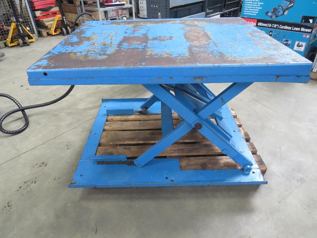 heftafel schaarheftafel werktafel werkbank max. 750kg 220v, Ophalen, Gebruikt, Zandhaarweg, Heftafel.nl