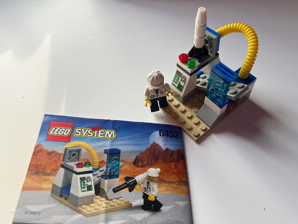 Lego mini rocket launcher 6452, Lego, Ophalen of Verzenden, Zo goed als nieuw, Space
