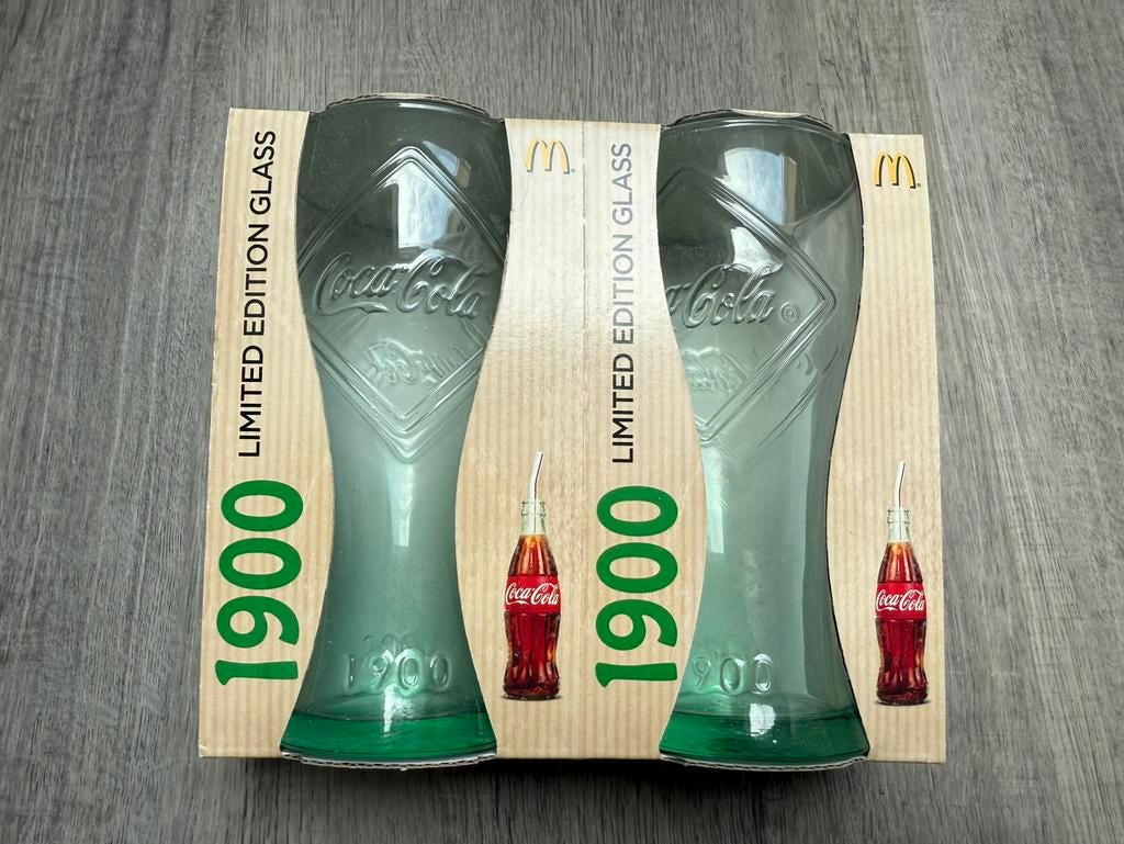 Coca cola glazen mcdonalds, Verzamelen, Glas en Borrelglaasjes, Ophalen, Nieuw, Frisdrankglas