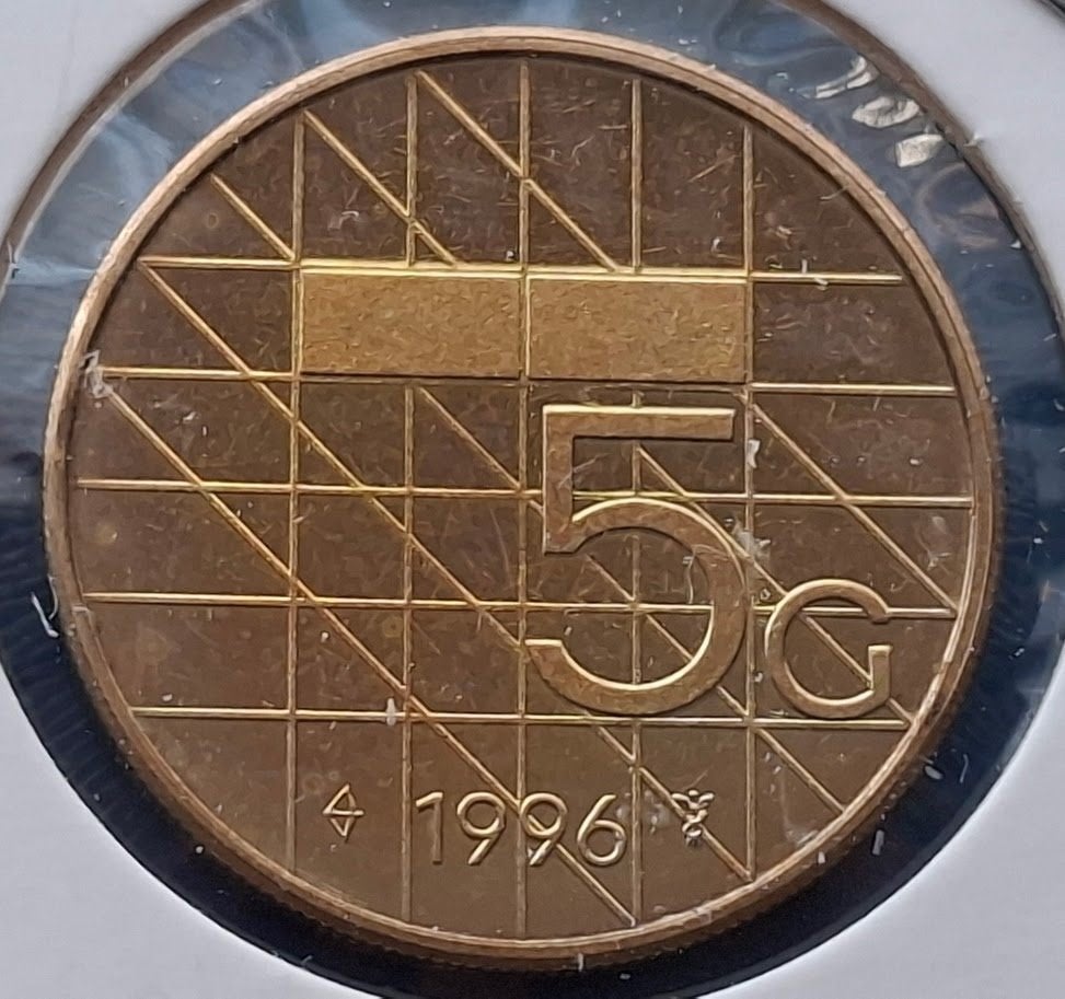 Nederland 5 gulden 1996 UNC - Beatrix*, Verzenden, Koningin Beatrix, 5 gulden