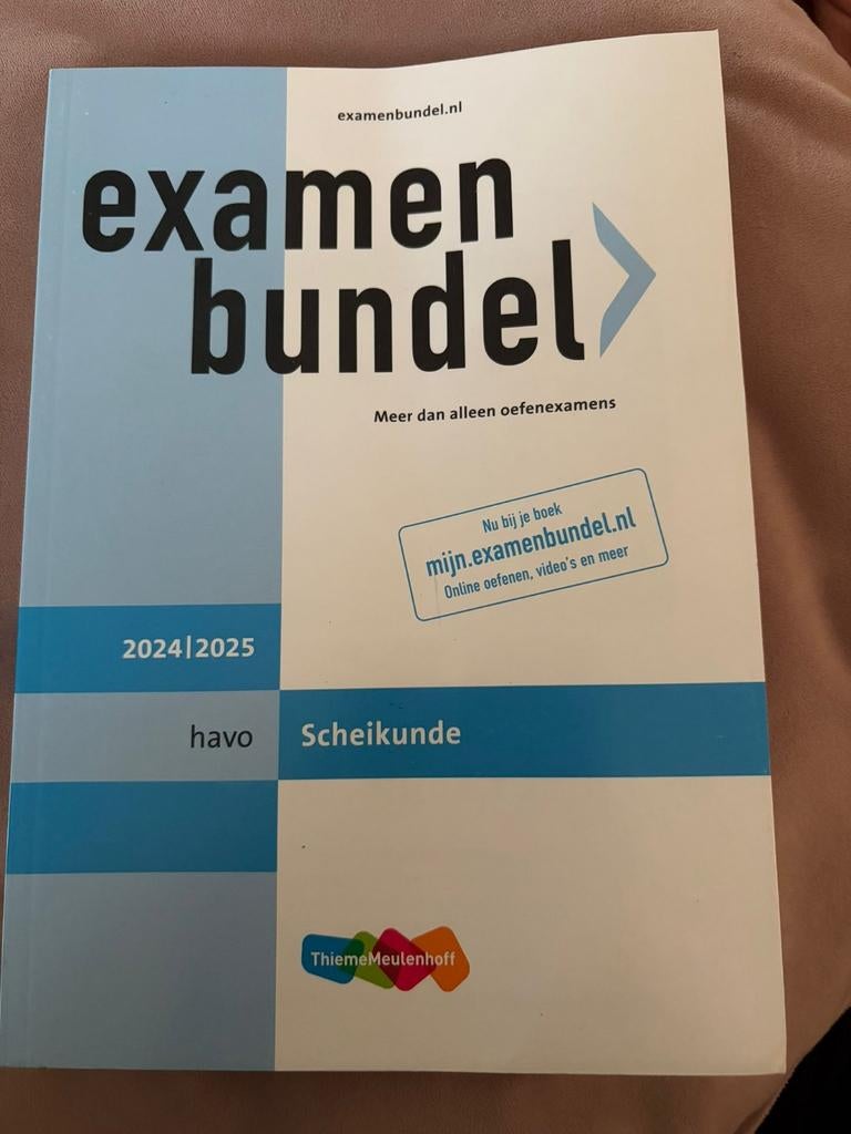 Exambundel scheikunde, Ophalen of Verzenden, Zo goed als nieuw, Overige niveaus, Scheikunde