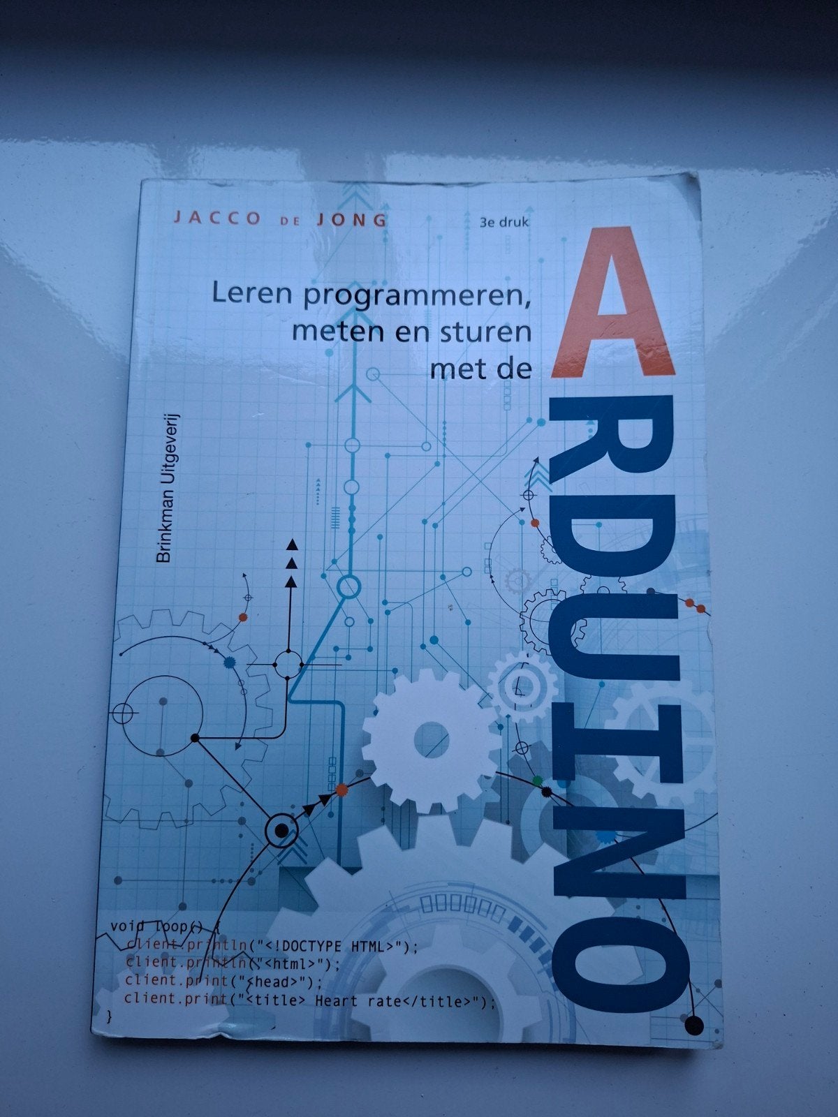 Leren programmeren, meten en sturen met de Arduino, Boeken, Verzenden, Zo goed als nieuw, Elektrotechniek, Jacco de Jong