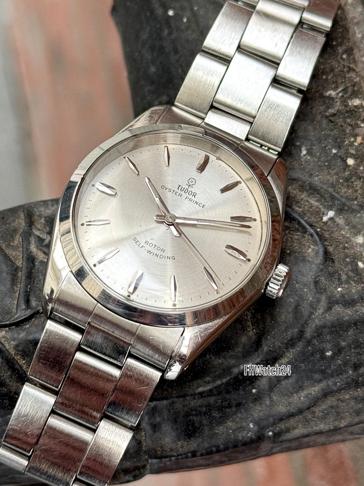 Tudor Oyster Prince 7965 “smiley“. | Only watch., Staal, Gebruikt, Polshorloge, Ophalen of Verzenden