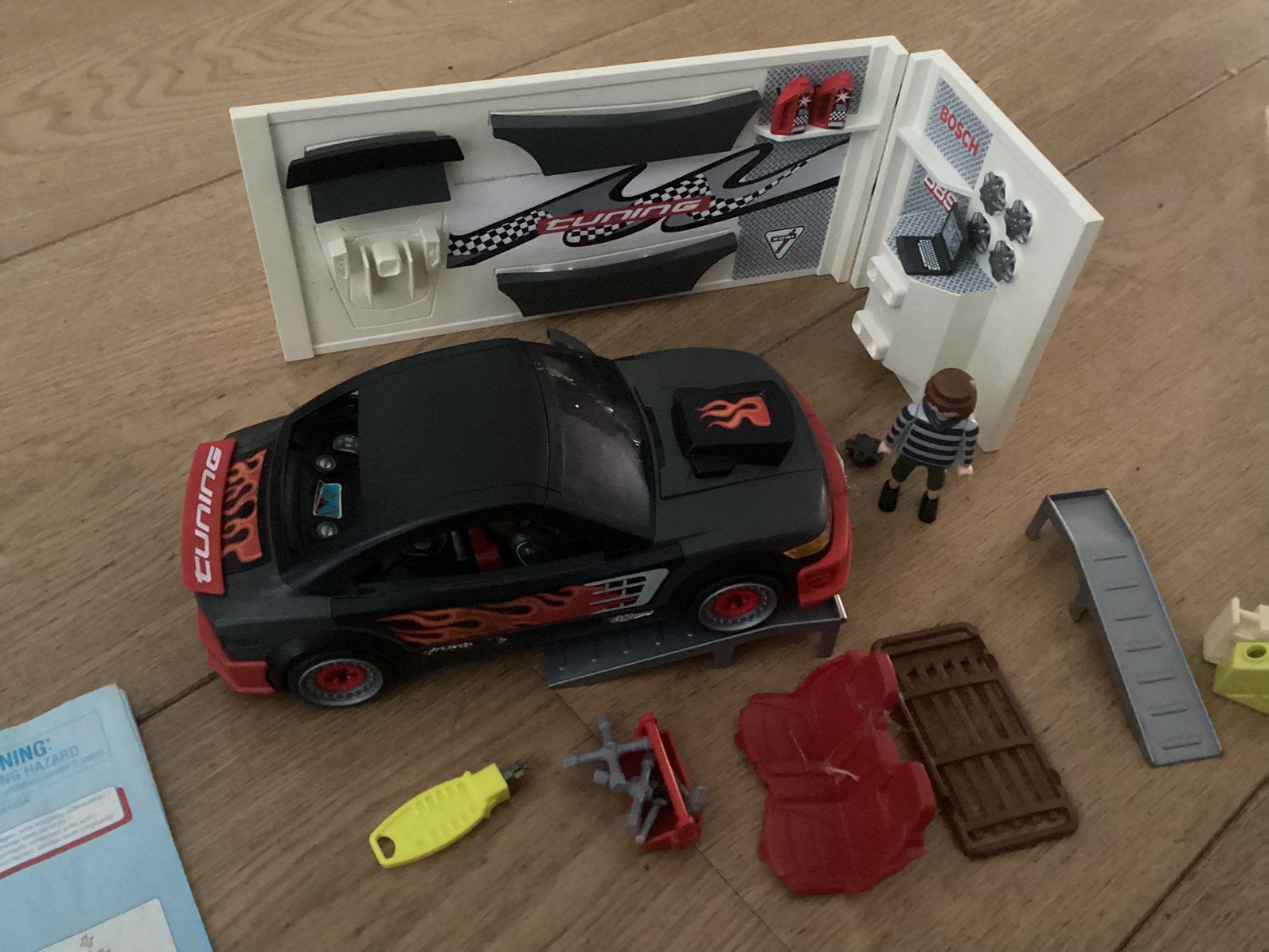 Playmobile auto met garage, Ophalen, Zo goed als nieuw, Overige schalen