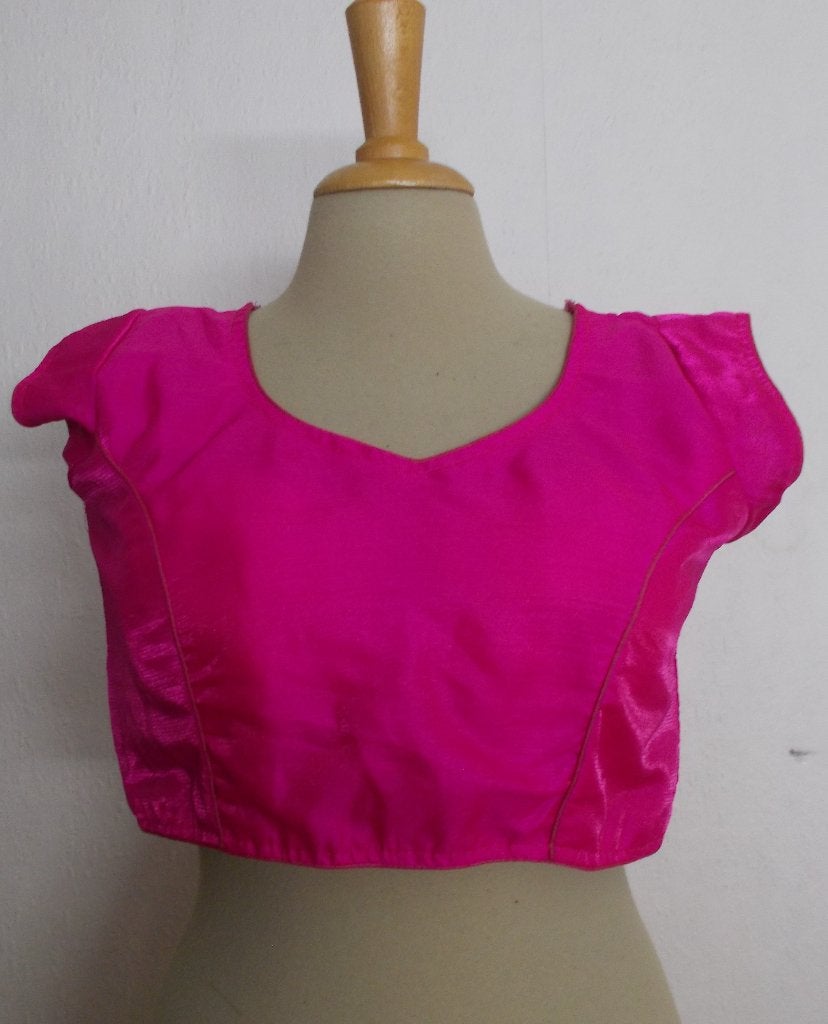 Boho/bollywood/Oosterse handmade roze crop top! M, Maat 38/40 (M), Verzenden, Zo goed als nieuw, Korte mouw
