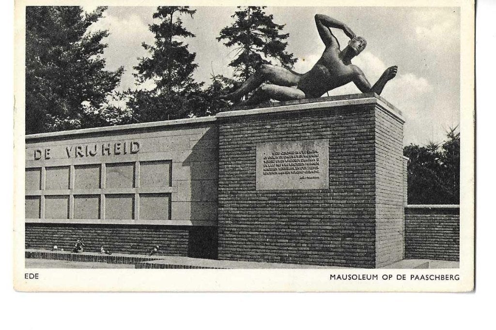 ede  mausoleum  beeld esser  uitg.w.h eb, Verzenden, 1940 tot 1960, Ongelopen, Overige thema's