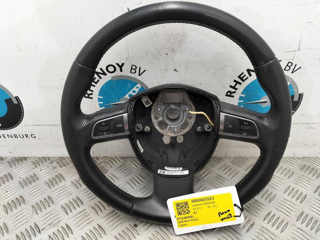AUDI A3 8P 1.4 TFSI AMB. ADVANC SPORTB STUURWIEL 2012, Ophalen of Verzenden, Gebruikt, Stiba lid