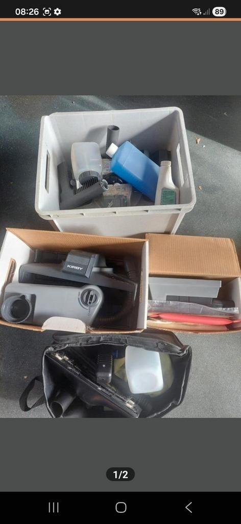Kirby Stofzuiger met Accessoires, Ophalen of Verzenden, Gebruikt, Stofzak, 1600 tot 2000 watt