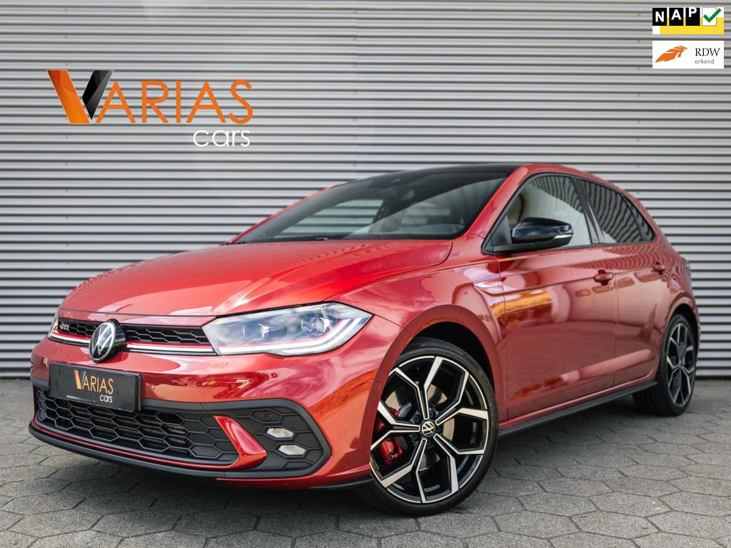 Volkswagen Polo 2.0 TSI GTI Roofpack Navi Carplay full optio, Auto's, Volkswagen, Gebruikt, Zwart, 1984 cc, Bedrijf