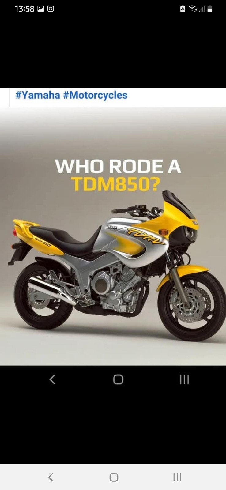 yamaha tdm  850 1997 orginele staat