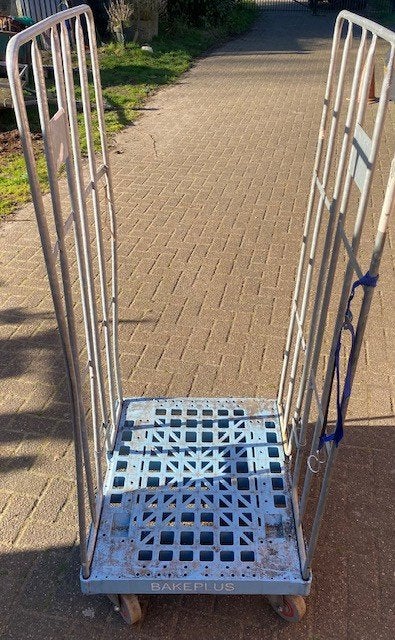 gebruikte rolcontainers transportkar verhuishondje, Doe-het-zelf en Verbouw, 100 liter of meer, Ophalen, Gebruikt, Transportkar