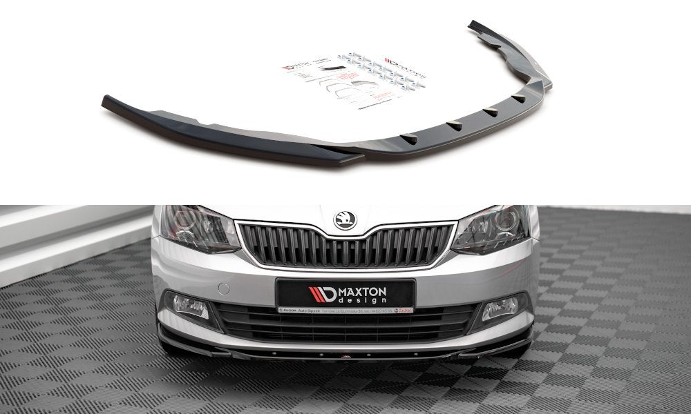 Voorlip spoiler sideskirt diffuser - Skoda Fabia 14-19, Ophalen of Verzenden