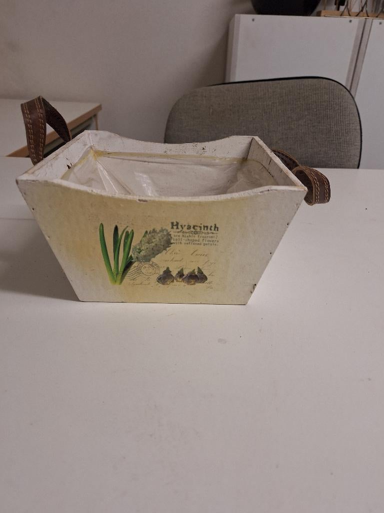 plantenbakje Hyacinth, Tuin en Terras, Bloempotten, Overige materialen, Vierkant, Binnen, Ophalen of Verzenden
