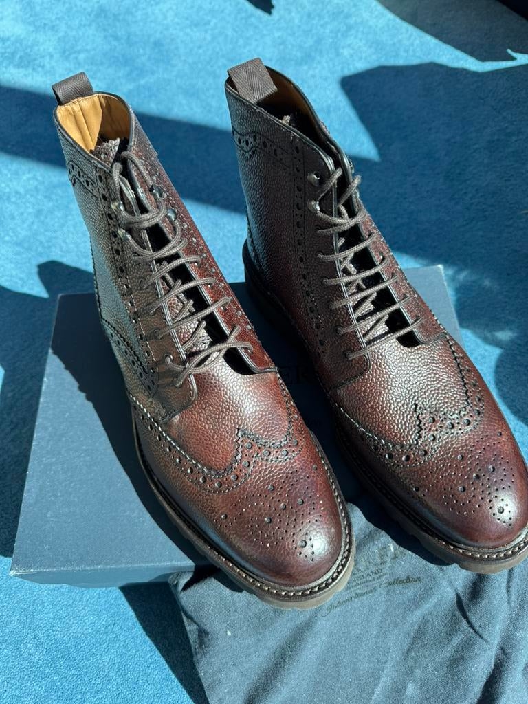 NIEUW Barker Veterboots EU 10.5 Kastanje bruin, Bruin, Verzenden, Boots, Nieuw