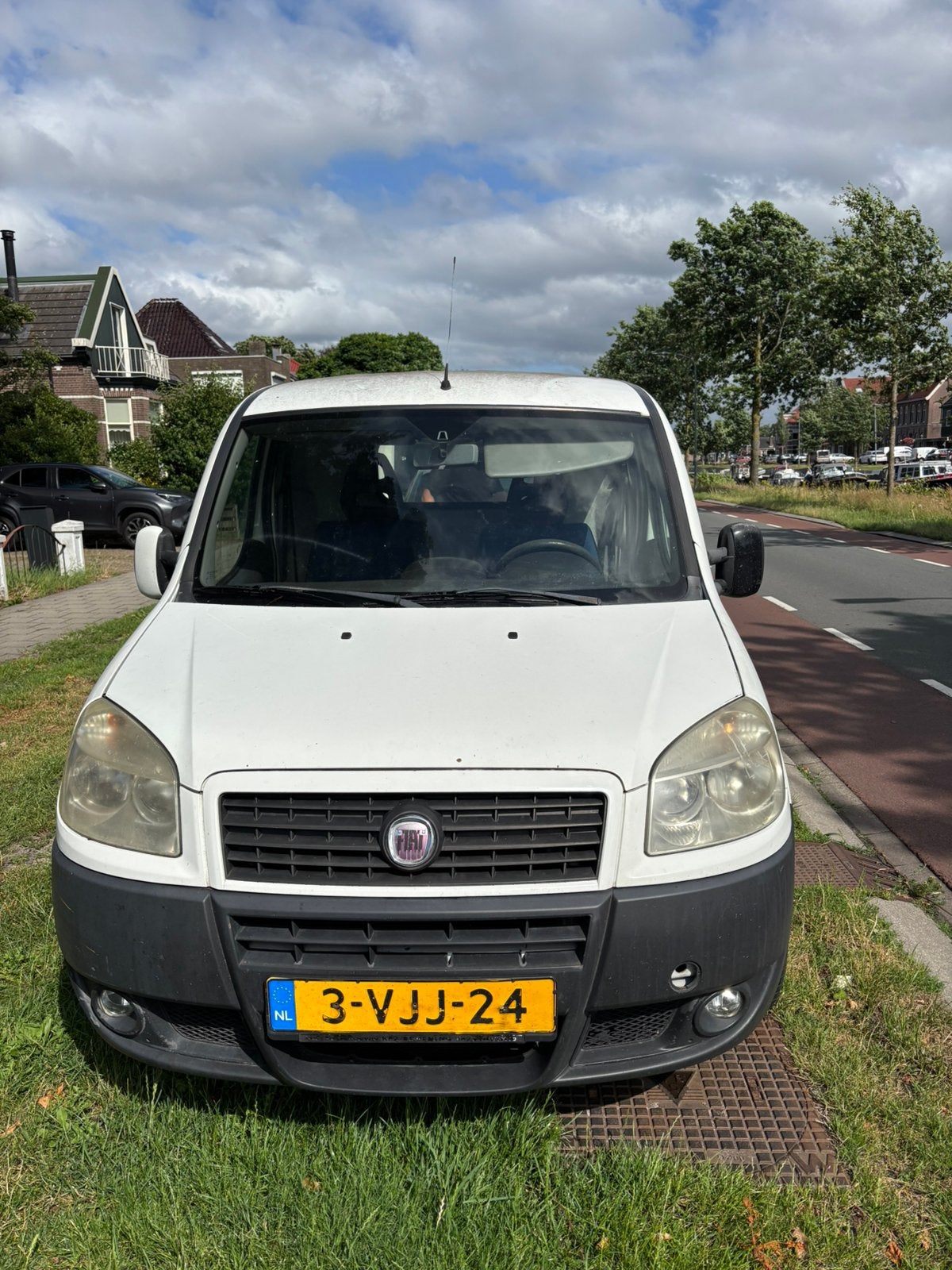 Fiat Doblo 1.3 JTD DPF 2010, Voorwielaandrijving, 4 cilinders, Wit, Origineel Nederlands