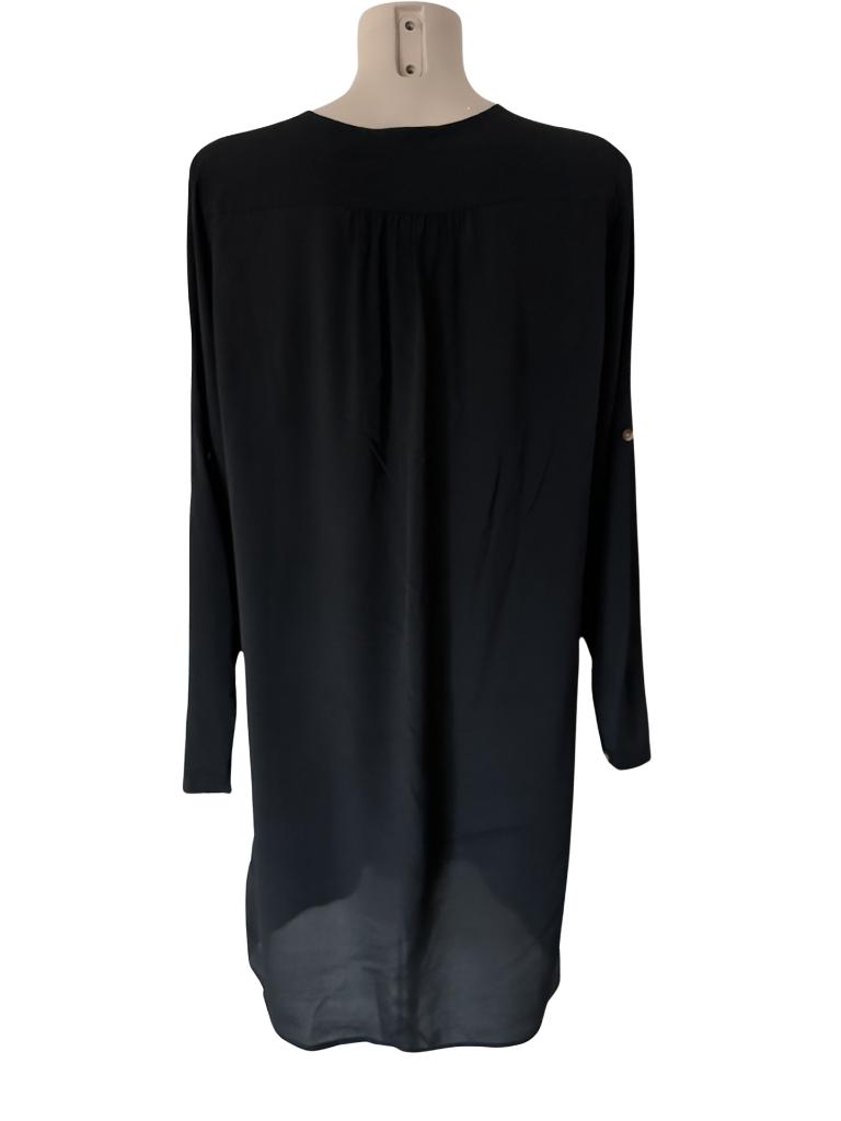 Sacks jurk L, Kleding | Dames, Zwart, Ophalen of Verzenden, Zo goed als nieuw, Onder de knie