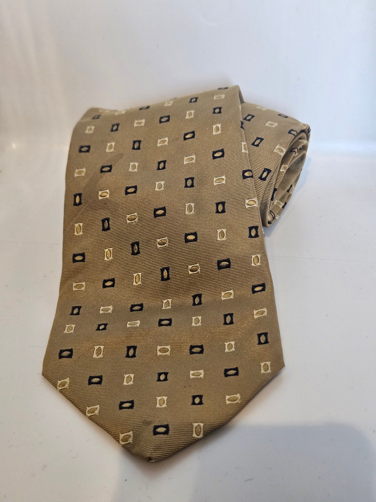 Vintage stropdas das Brixon 100% zijde silk, Kleding | Heren, Verzenden, Met patroon, Gedragen, Nvt