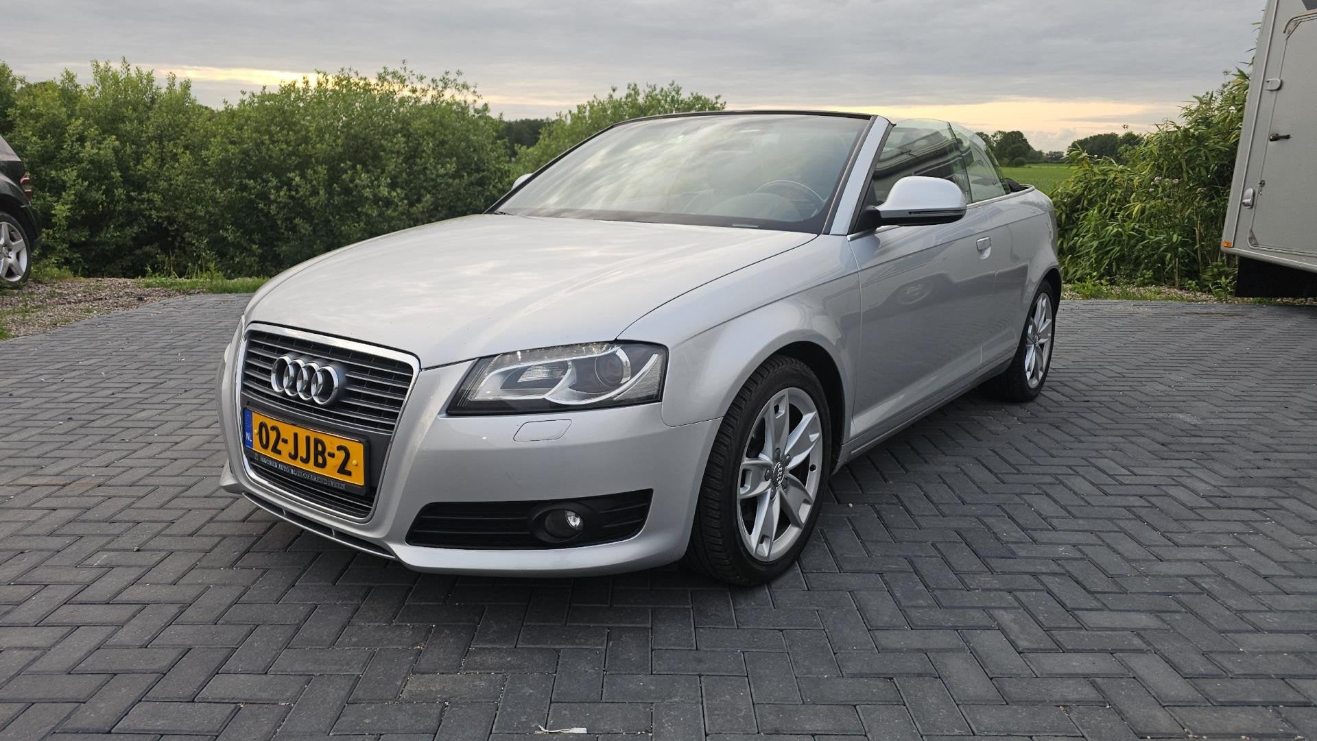 Audi A3 Cabriolet 1.8 TFSI Ambition Pro Line nieuwe APK!, Auto's, Euro 5, Gebruikt, Zwart, 4 cilinders