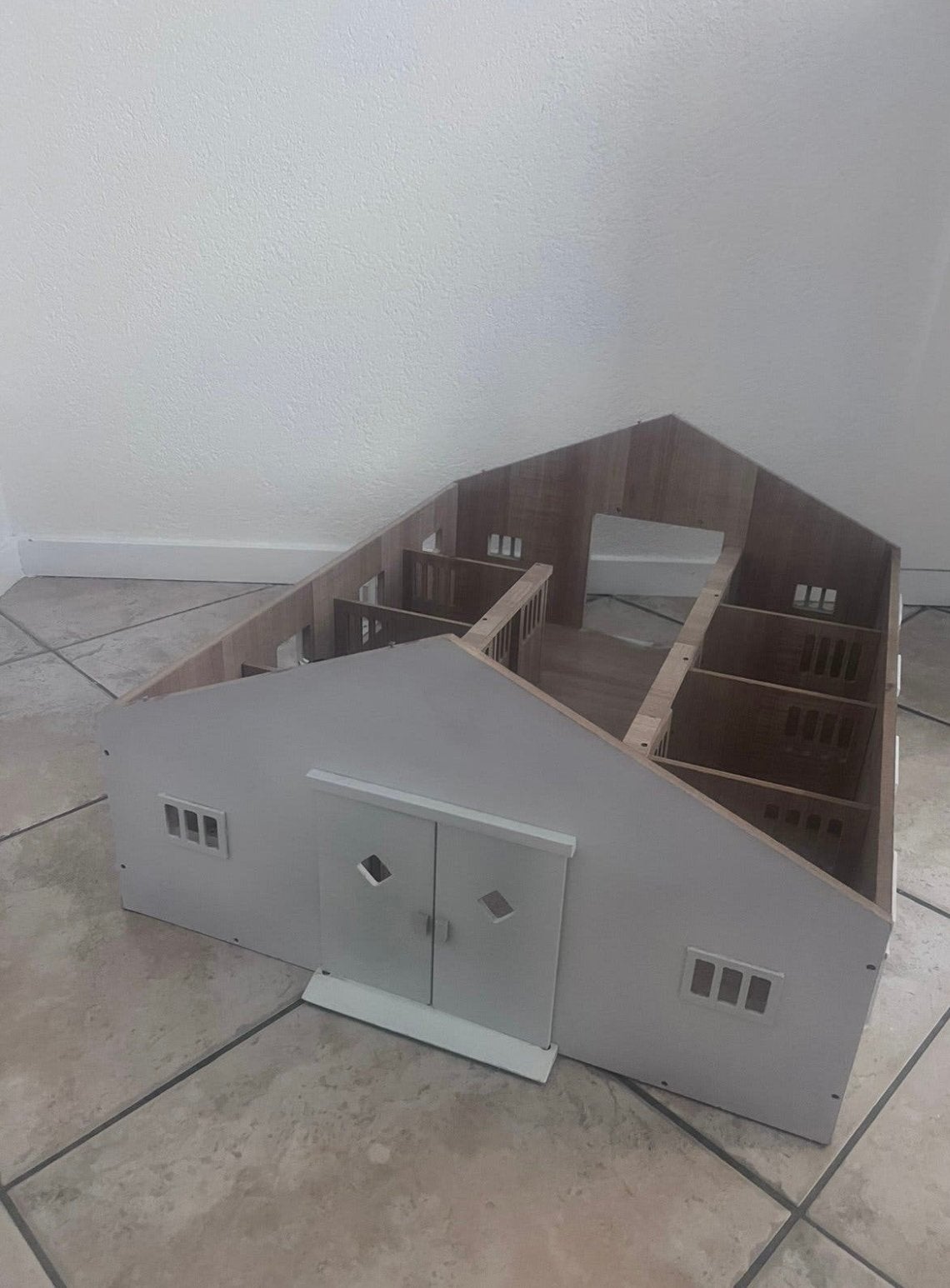 Houten manege leuk voor schleich paarden, Ophalen, Gebruikt