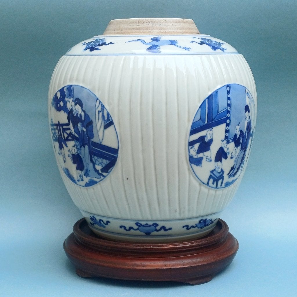 Oude Chinese gemberpot, Ophalen of Verzenden