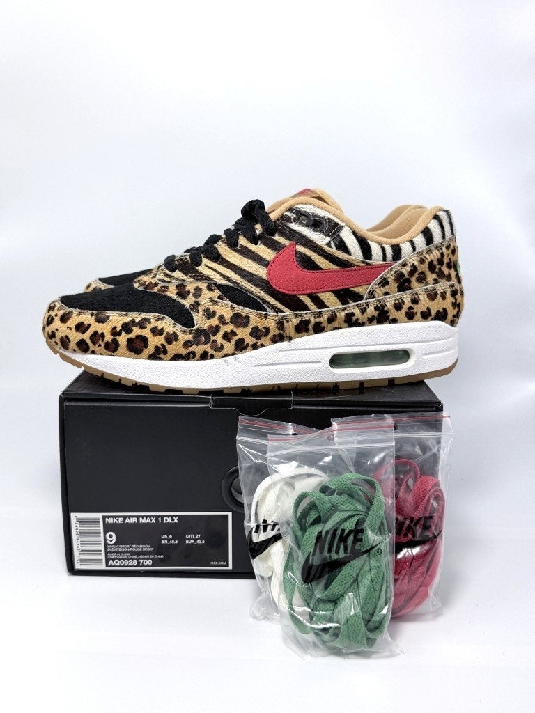 Nike Air Max 1 Atmos Animal Used US9 42.5, Kleding | Heren, Overige kleuren, -, -, Ophalen of Verzenden