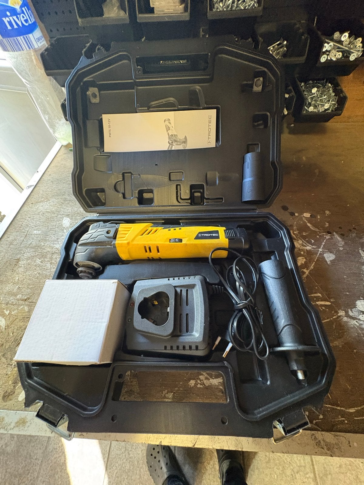 Trotec PMTS 10-12V Multitool met accessoires, Ophalen, Gebruikt, Multitool, Overige merken