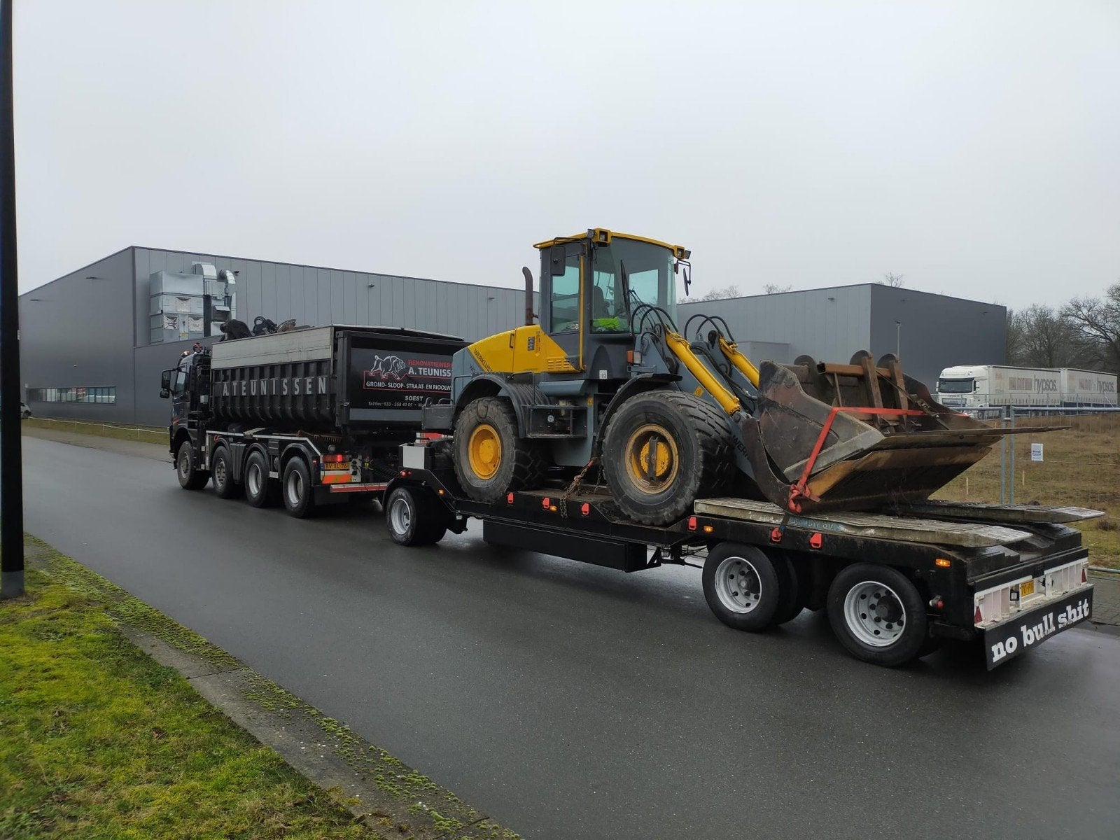 dieplader container aanhanger floor, Ophalen of Verzenden, Gebruikt