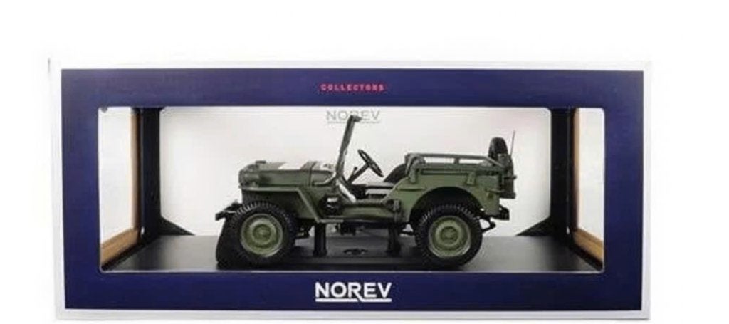Jeep willy 1942 Leger groen schaal 1/18 NOREV ref: 189013, Verzenden, Nieuw, Auto, Norev