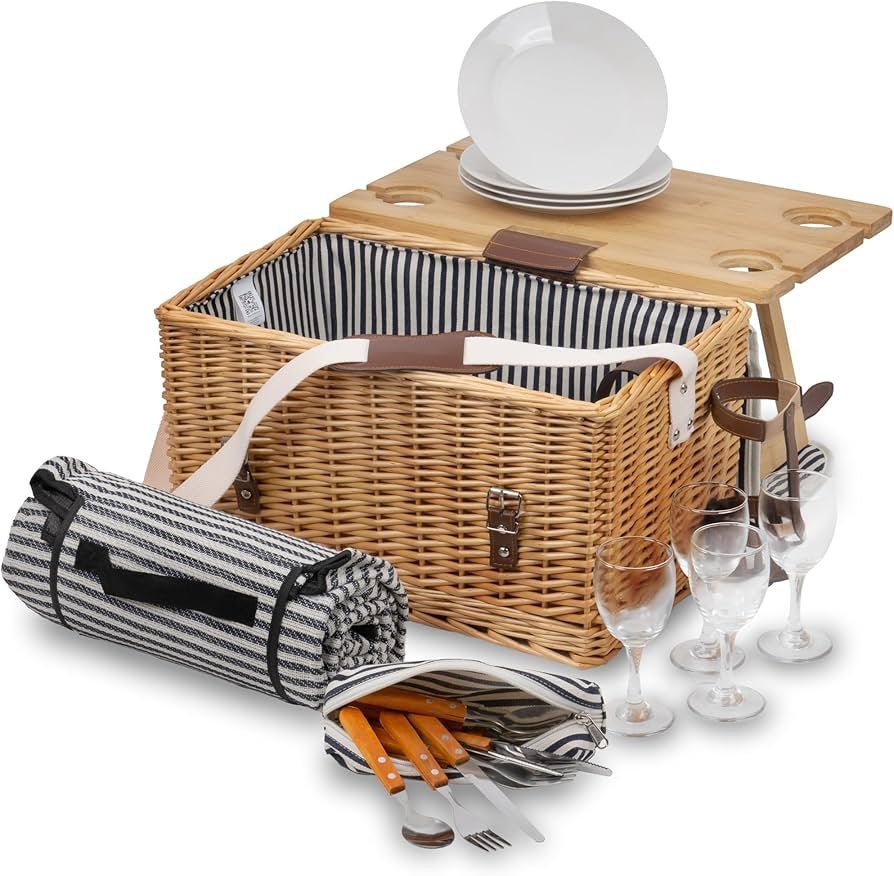 Picknick mand - nieuw in de doos, Hobby en Vrije tijd, Picknickmanden, Ophalen of Verzenden, Nieuw
