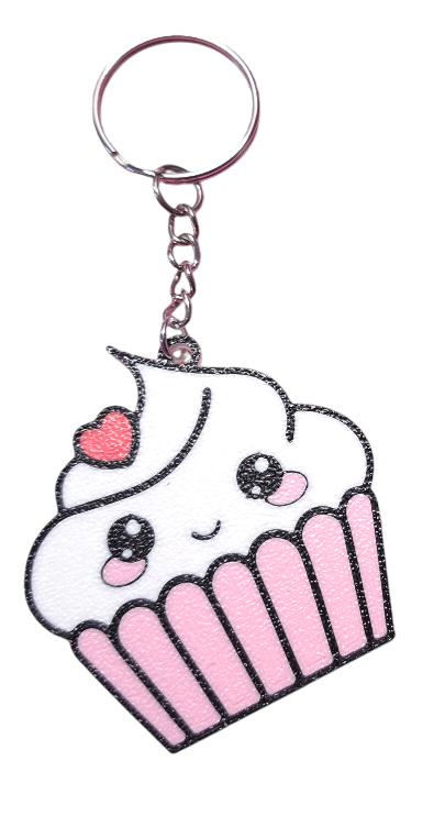 Sleutel- of tas hanger CUPCAKE cute KAWAII origineel, Nieuw, Eveline@pimpschuur.nl, Pimpschuur.nl, Boris Pasternak-erf 201 3315BT Dordrecht