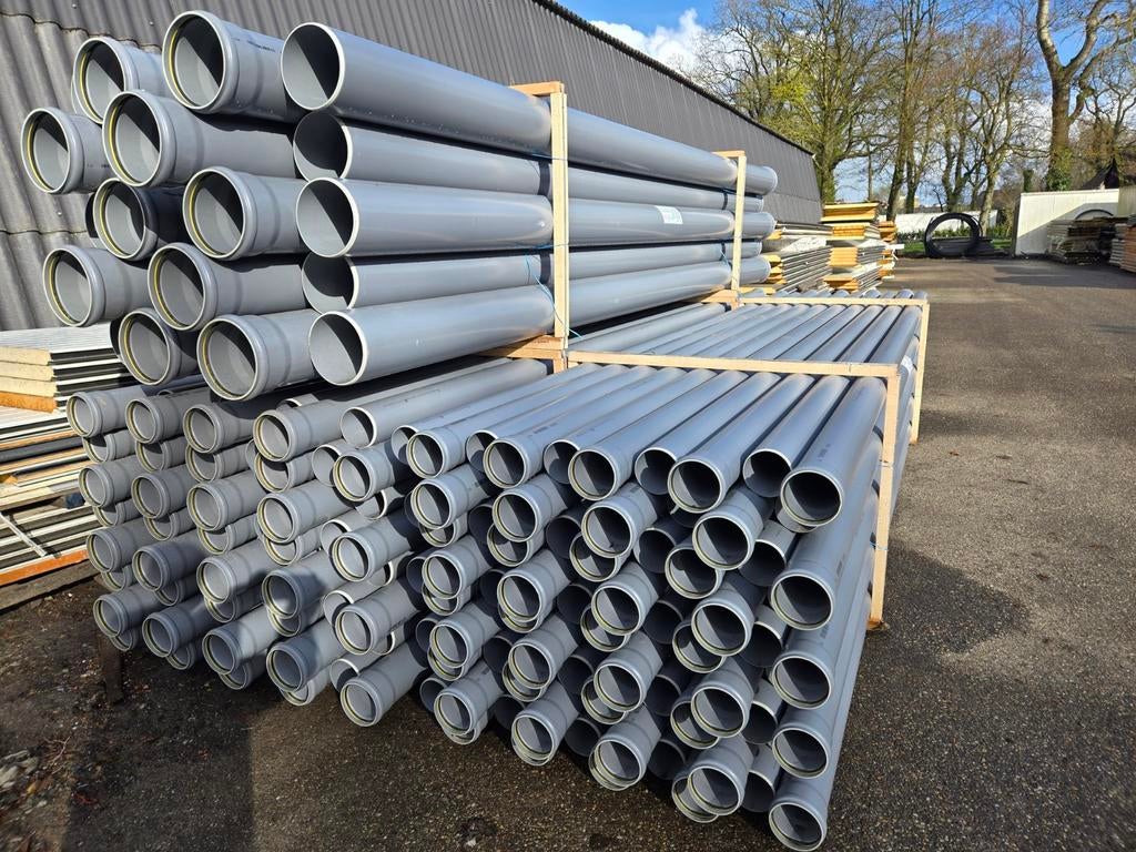 PVC buis 110 125 160 200 SN8 HDPE 315 duiker + hulpstukken, Doe-het-zelf en Verbouw, Ophalen, Pvc, Nieuw, Minder dan 2 meter