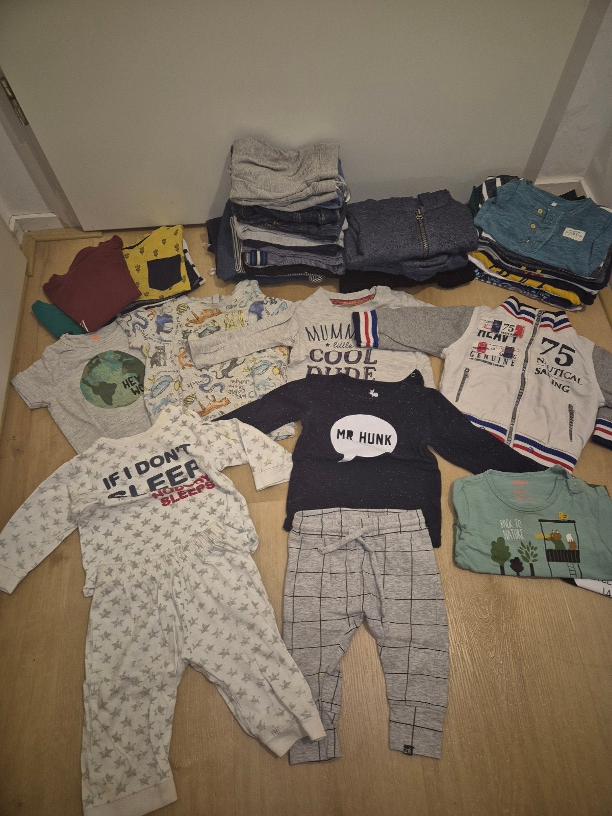 Babykleding pakket maat 62-74, Ophalen, Gebruikt, Overige maten